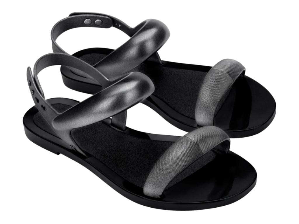 MELISSA ECLIPSE SANDAL AD – BLACK/SILVER