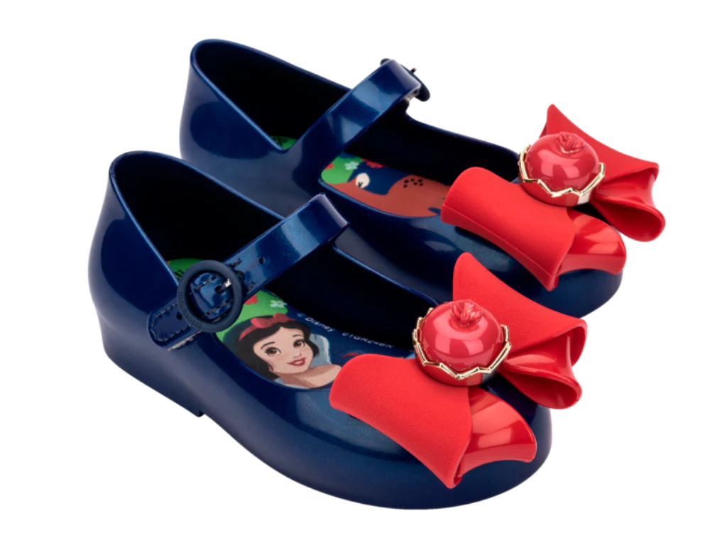 MINI MELISSA SWEET LOVE + SNOW WHITE BB – METALLIC BLUE/RED