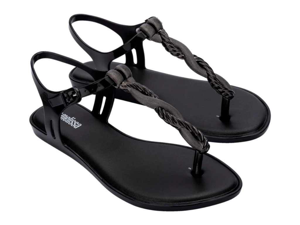 MELISSA SOLAR TWIST AD – BLACK/SILVER