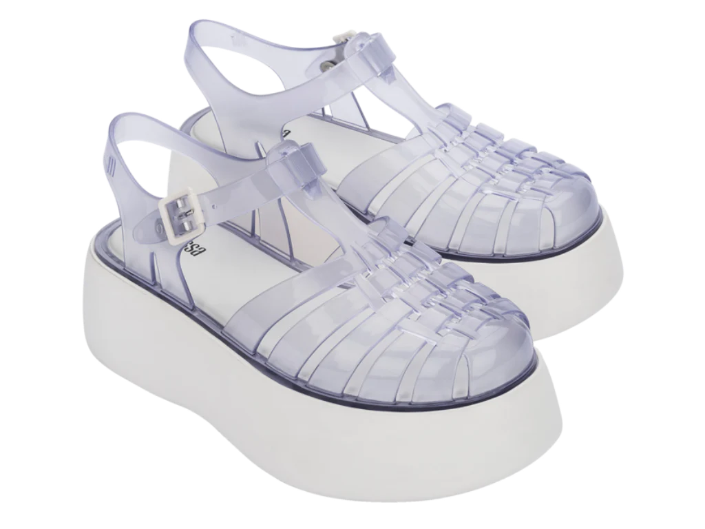 MELISSA POSSESSION PLATO AD – CLEAR/WHITE
