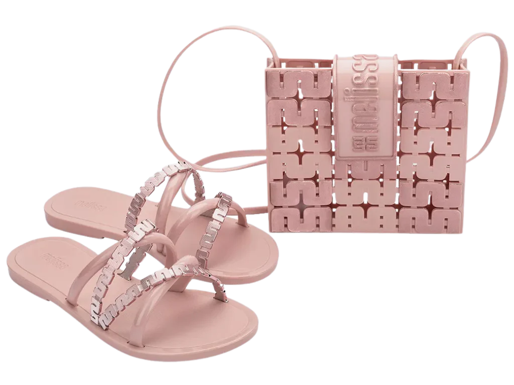 MELISSA GOLDEN AD – PINK/METALLIC PINK
