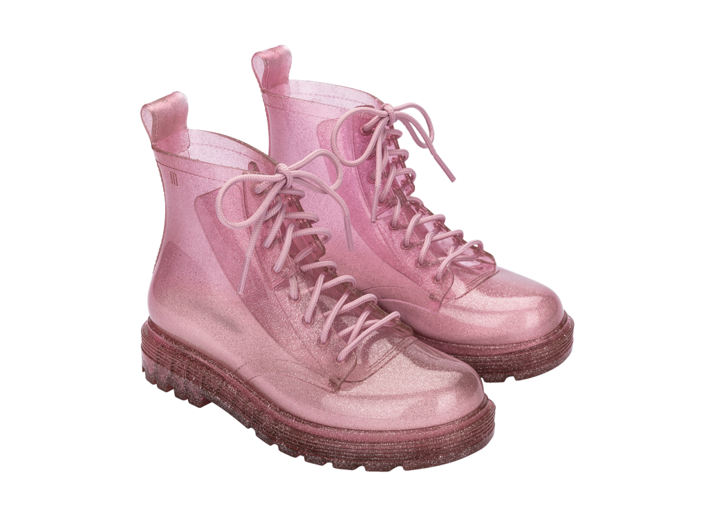 MINI MELISSA COTURNO INF – GLITTER PINK