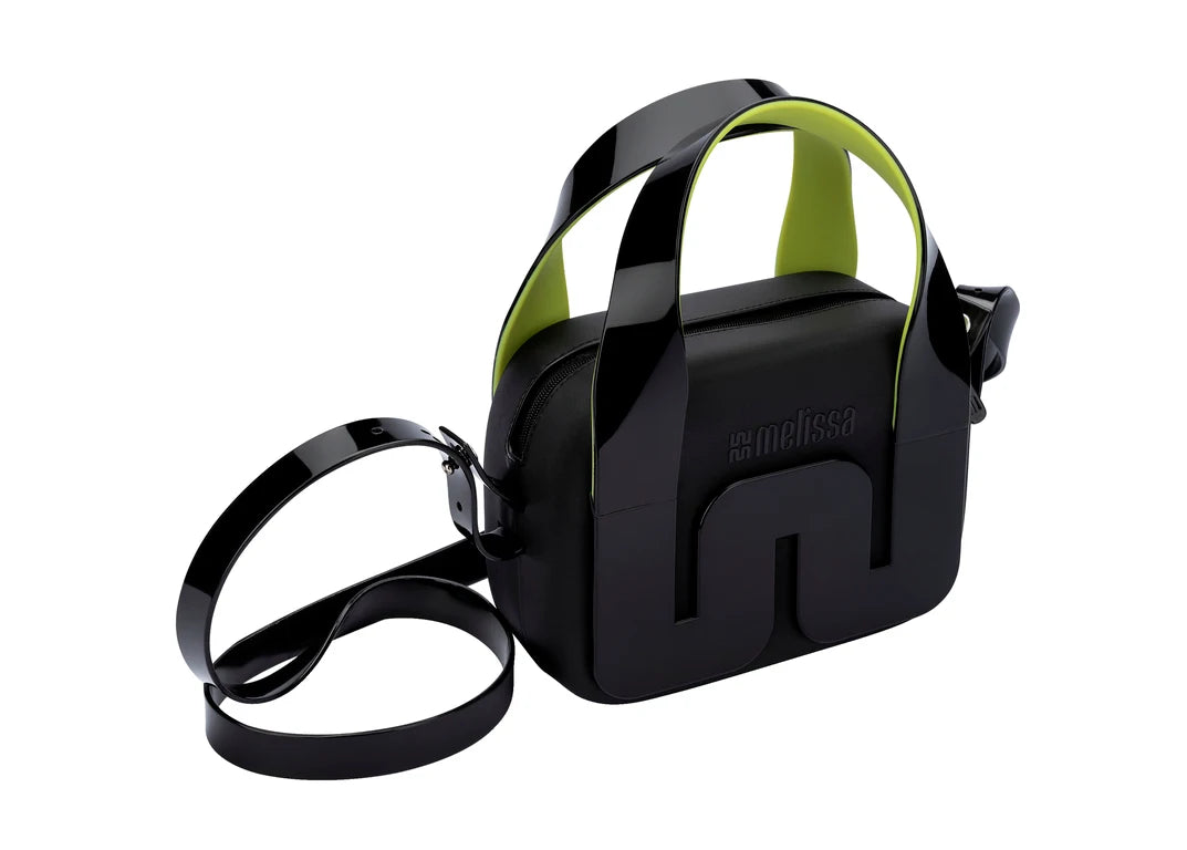 MELISSA STATION BAG – BLACK/GREEN