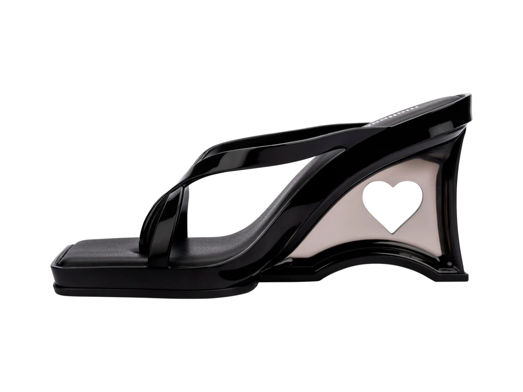 MELISSA GLASS HEEL AD –