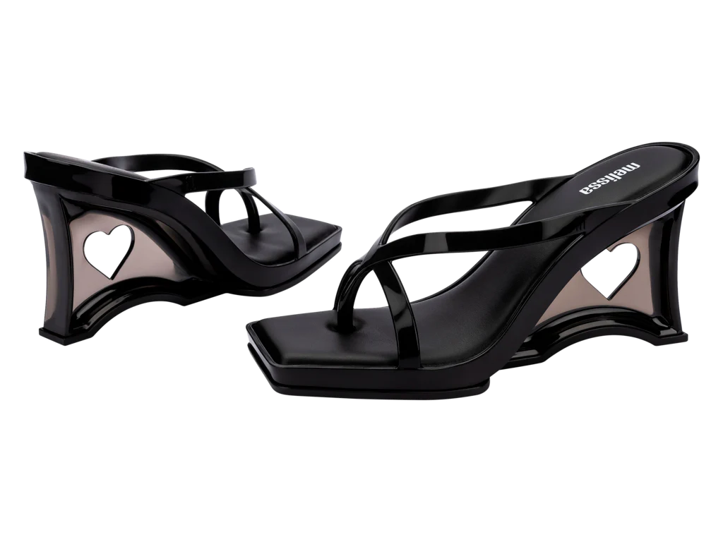 MELISSA GLASS HEEL AD –