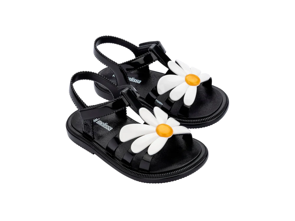MINI MELISSA HIP BLOOMY BB – BLACK/WHITE