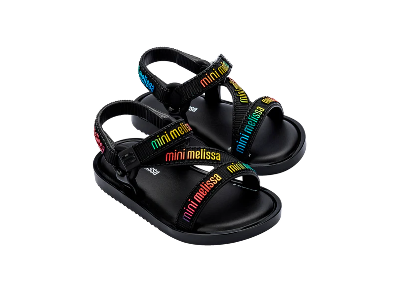 MINI MELISSA STRIPES M LOVER BB – BLACK
