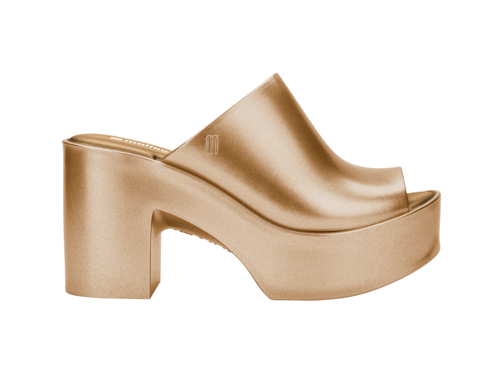 MELISSA MULE HYPE METALLIC AD –