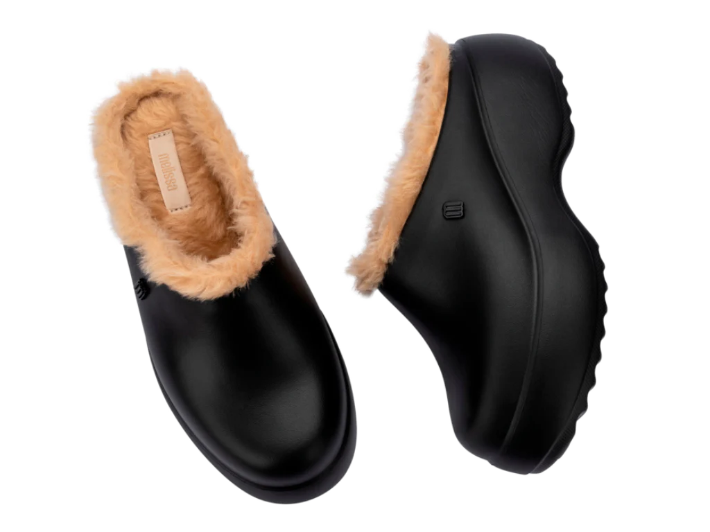MELISSA FREE CLOG FLUFFY PLATFORM AD –