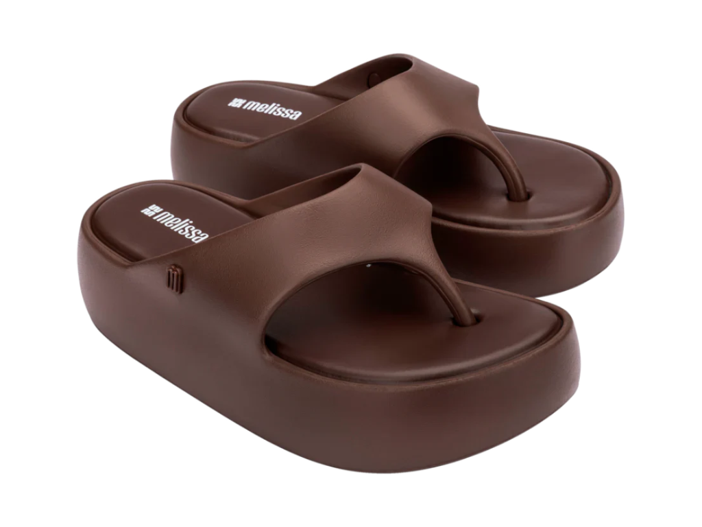 MELISSA FREE PLATFORM THONG AD – BRONZE