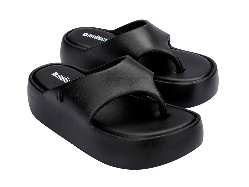 MELISSA FREE PLATFORM THONG AD – BLACK