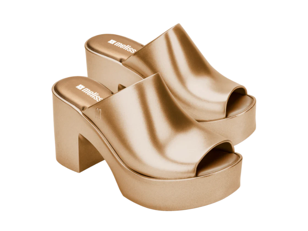 MELISSA MULE HYPE METALLIC AD – GOLD