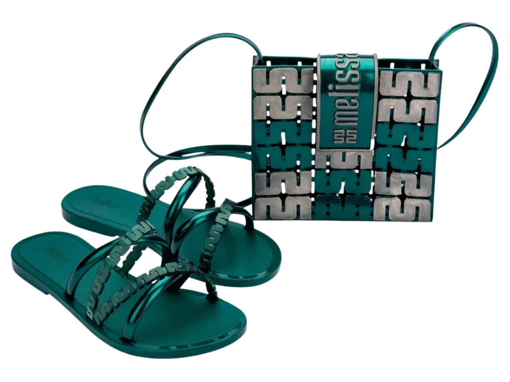 MELISSA GOLDEN AD – GREEN/METALLIC GREEN