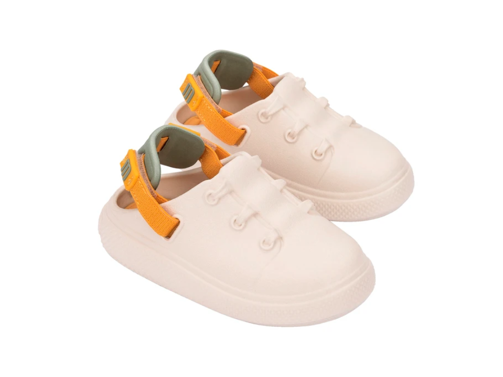 MINI MELISSA CHARLIE BB – BEIGE/YELLOW/GREEN