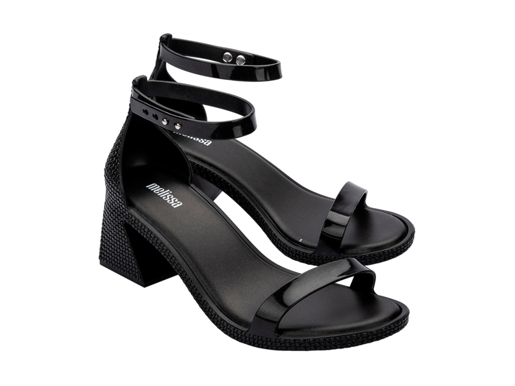 MELISSA LUX HEEL AD – METALLIC BLACK