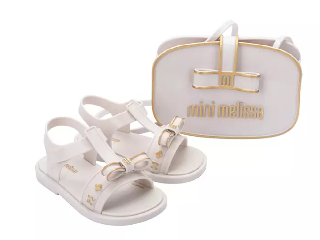 MINI MELISSA CHARMING BB – WHITE/GOLD