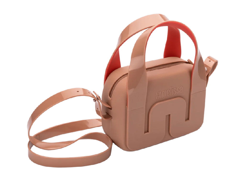 MELISSA STATION BAG – BROWN/RED