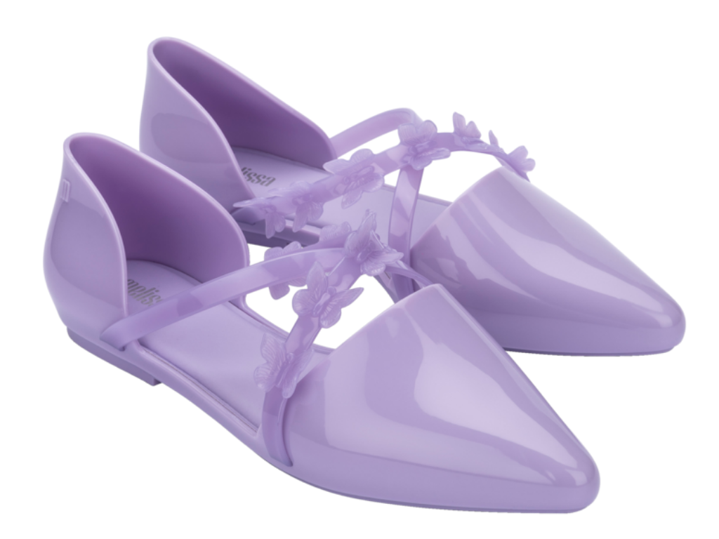 MELISSA POINTY STRIPE FLY AD –