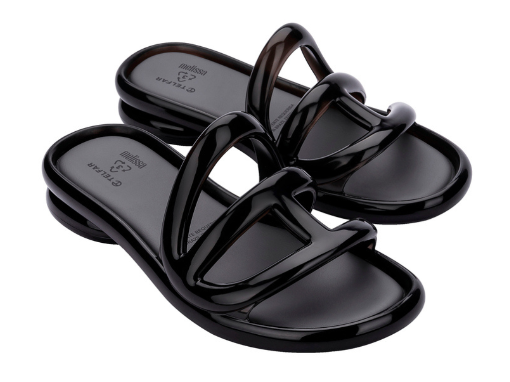 MELISSA X TELFAR JELLY SLIDE – BLACK