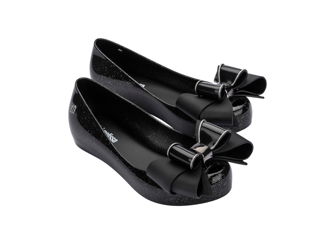 MINI MELISSA ULTRAGIRL SWEET IX INF – BLACK GLITTER