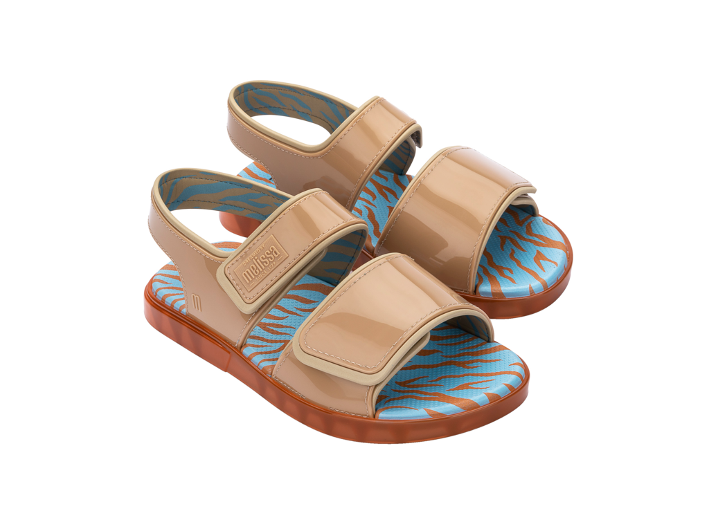 MELISSA PAPETE ZONE AD – BEIGE/BLUE/ORANGE