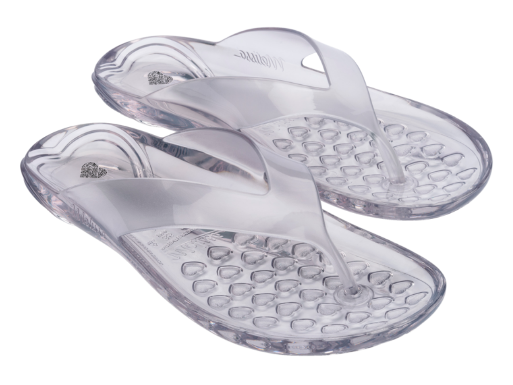 MELISSA THE REAL JELLY FLIP FLOP AD – CLEAR