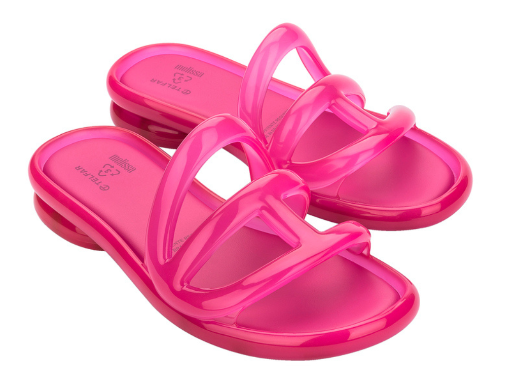 MELISSA X TELFAR JELLY SLIDE – PINK