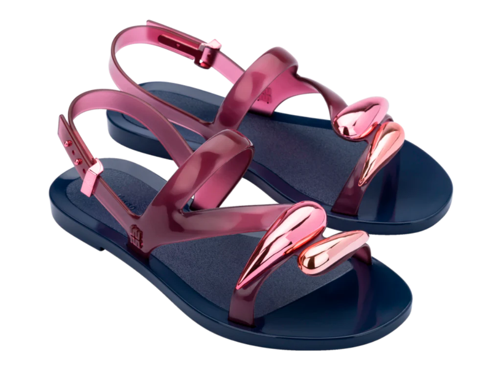 MELISSA IRIS SANDAL AD – BLUE/RED