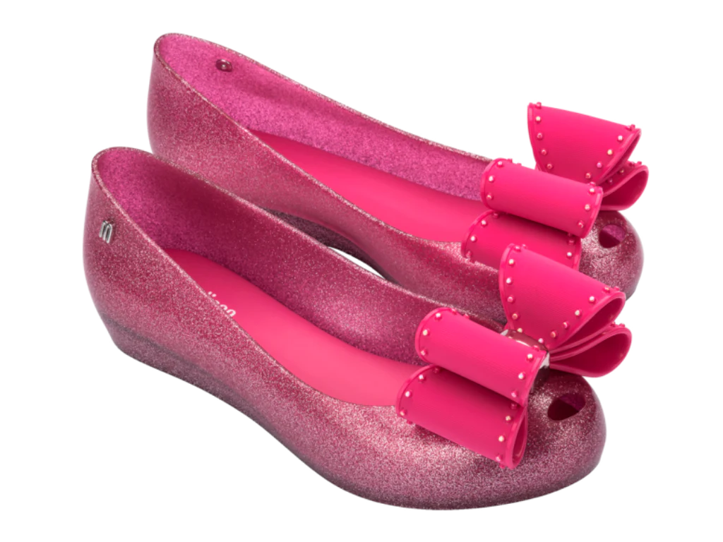MELISSA ULTRAGIRL CLASSIC BOW AD – GLITTER PINK