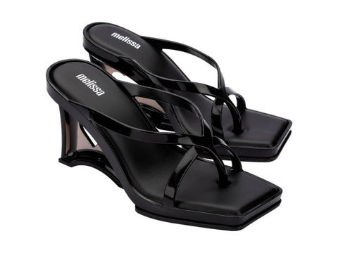 MELISSA GLASS HEEL AD