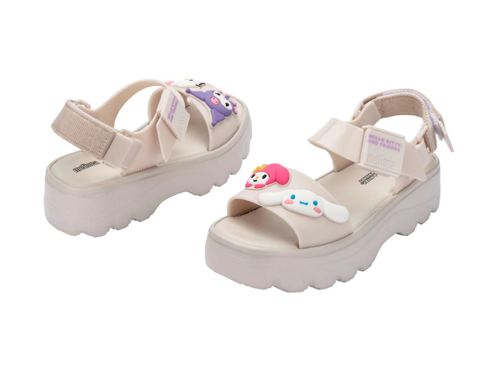 MELISSA KICK OFF SANDAL + HELLO KITTY AND FRIENDS AD – 