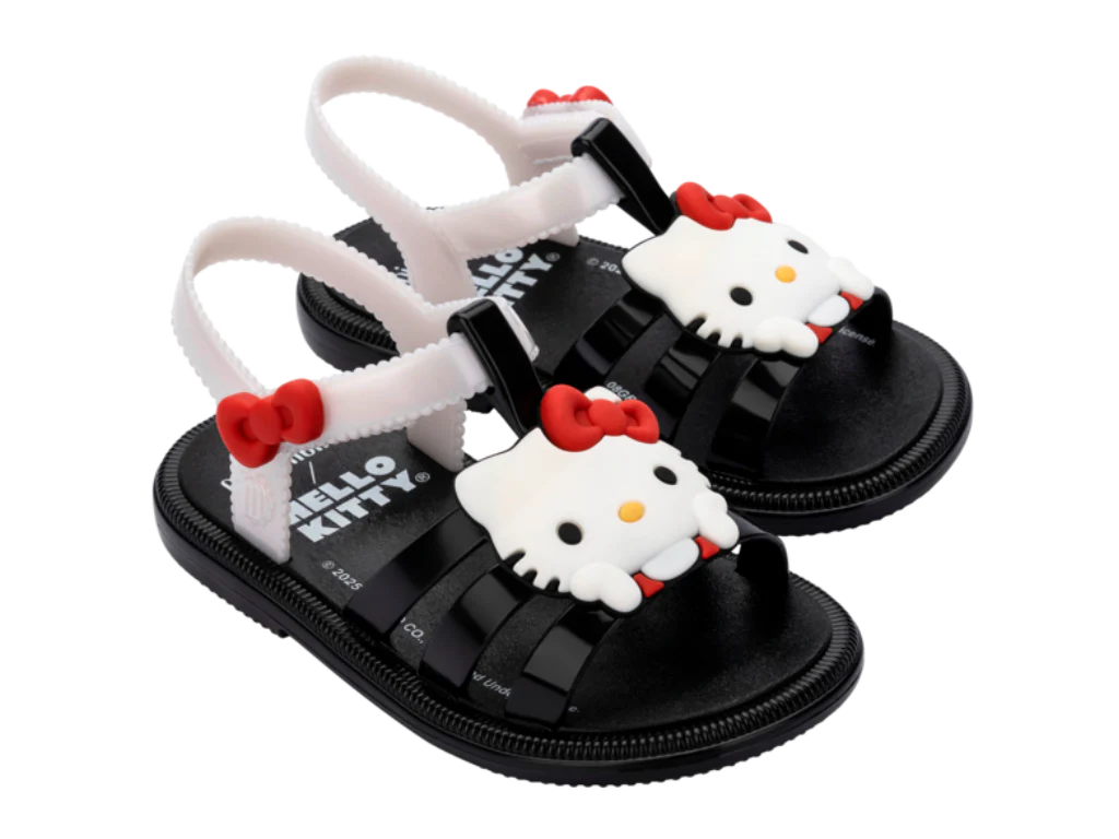 MINI MELISSA HIP + HELLO KITTY BB – BLACK/WHITE