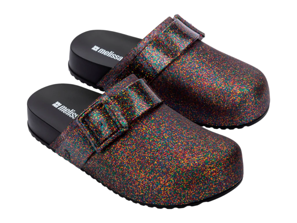 MELISSA COZY CLOG AD – MIXED GLITTER GLASS