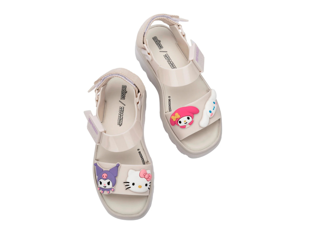 MELISSA KICK OFF SANDAL + HELLO KITTY AND FRIENDS AD – 