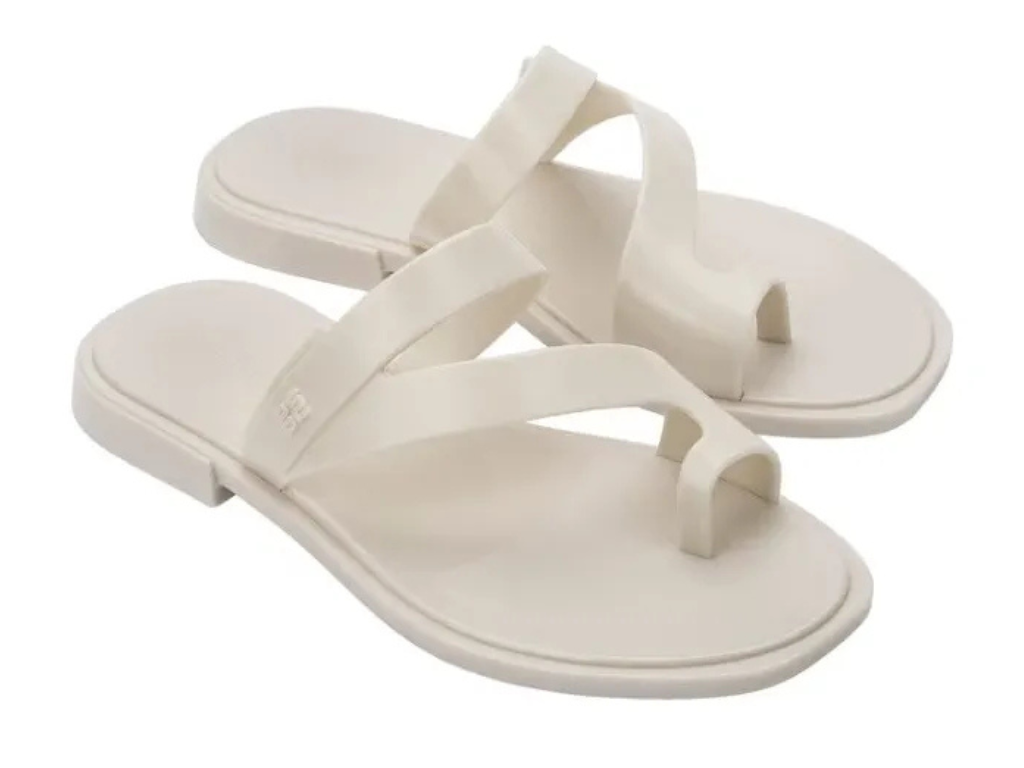 MELISSA CASSIE SLIDE AD – BEIGE/BEIGE