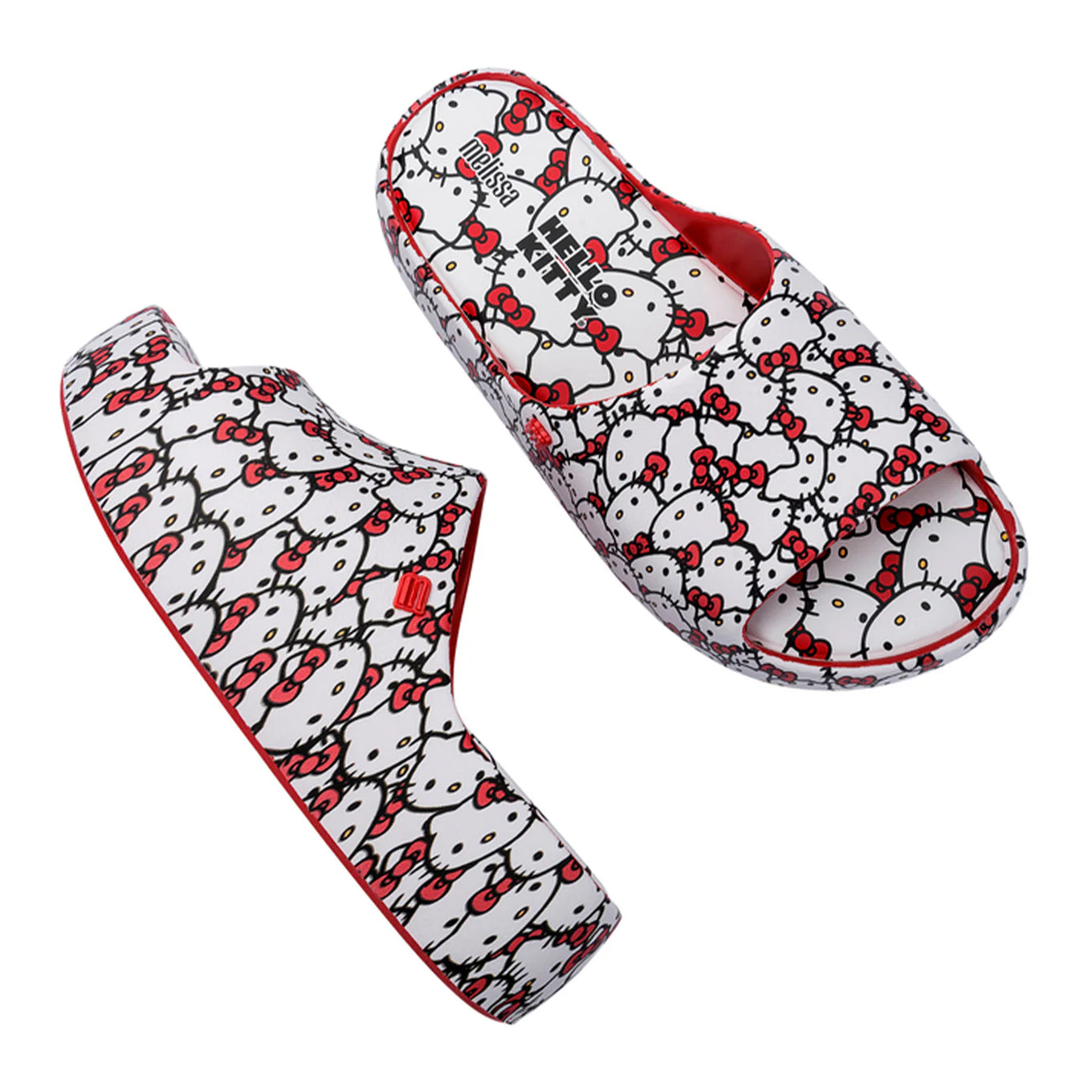 MELISSA FREE PLATFORM SLIDE + HELLO KITTY AND FRIENDS AD – 