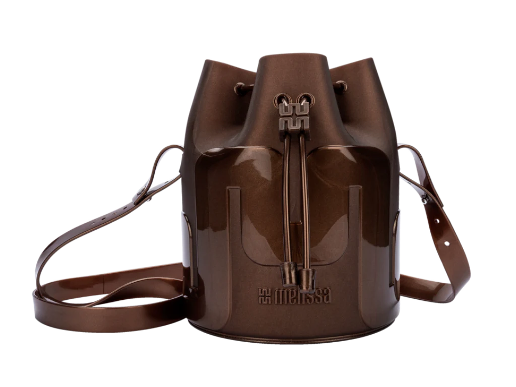 MELISSA STATION BUCKET BAG – BRONZE