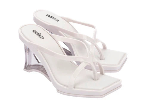 MELISSA GLASS HEEL AD