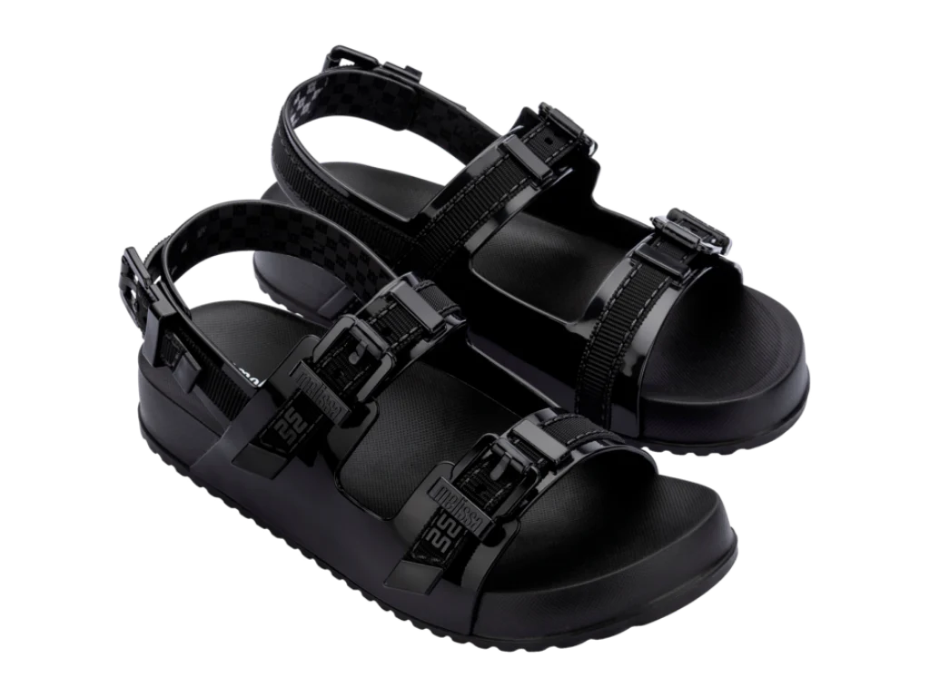 MELISSA COZY SANDAL AD – BLACK