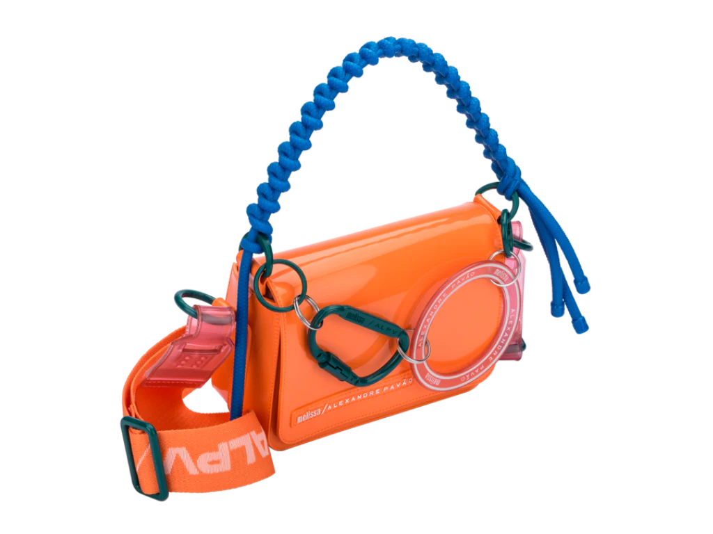 MELISSA OLGA BAG + ALEXANDRE PAVAO – ORANGE/BLUE