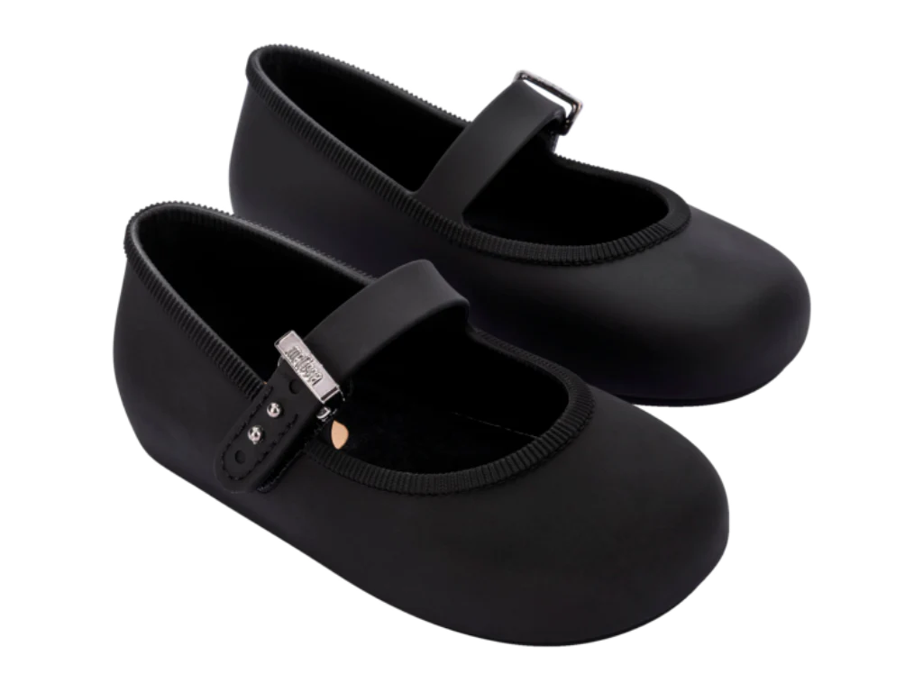 MINI MELISSA SOFT BALLERINA BB – BLACK