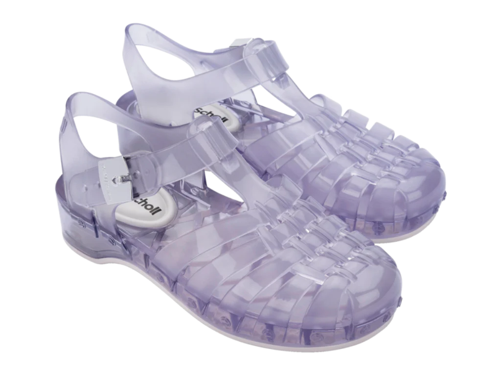 MELISSA POSSESSION PESCURA HEEL + SCHOLL AD – CLEAR