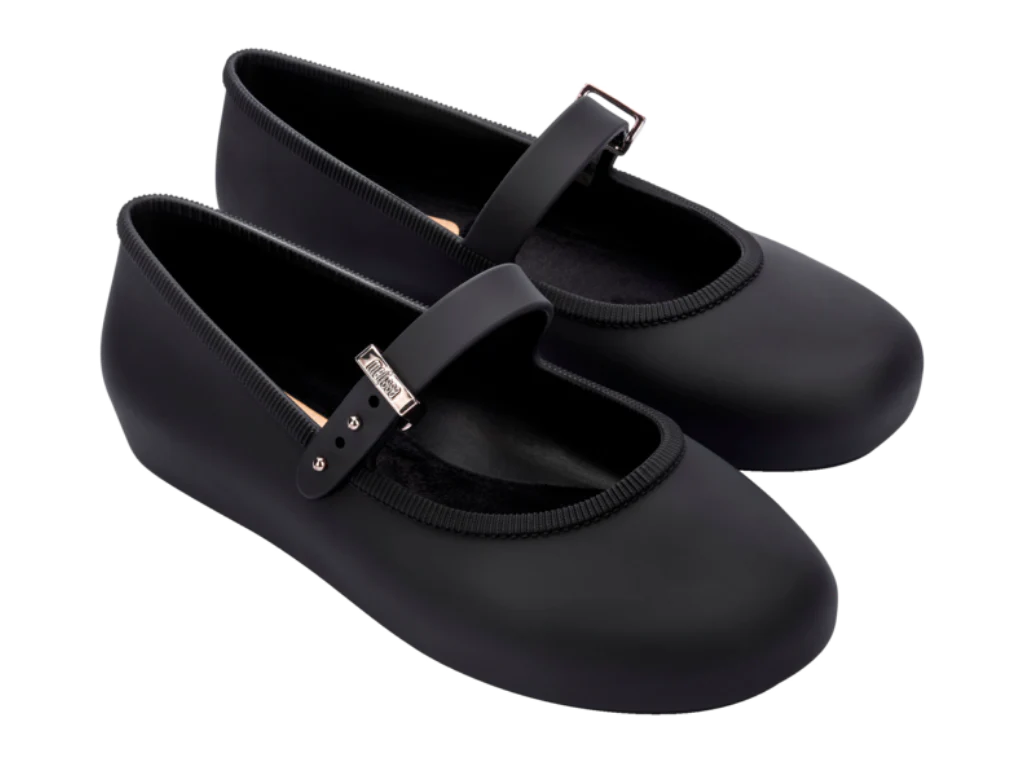 MINI MELISSA SOFT BALLERINA INF – BLACK