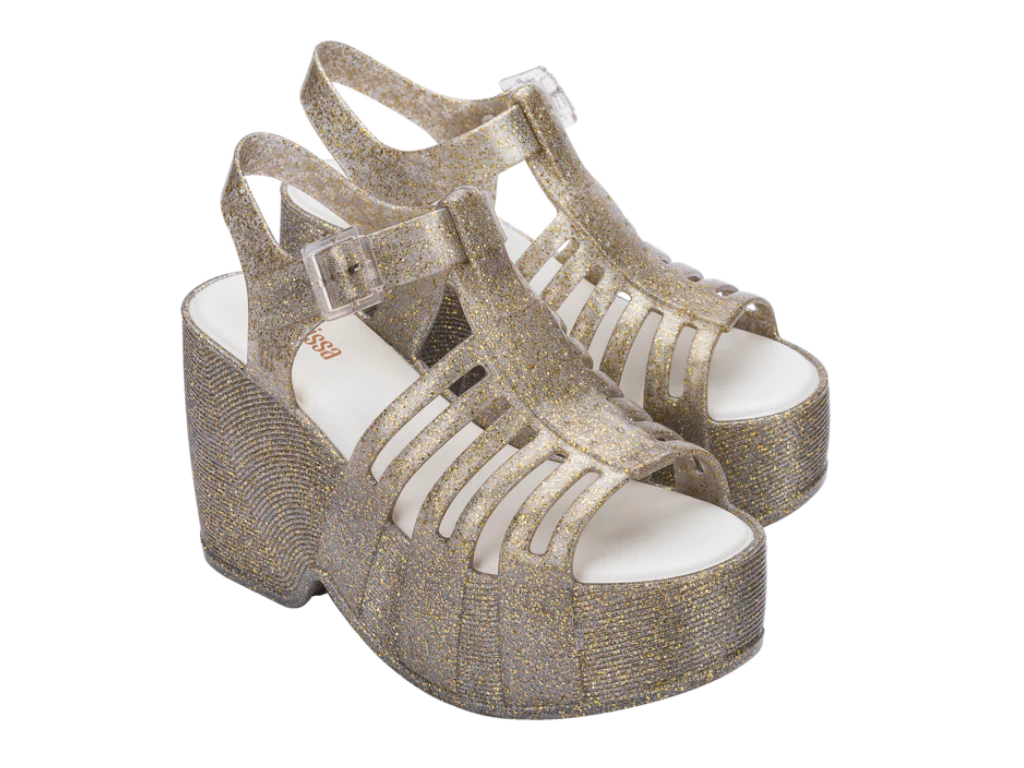 MELISSA STATION 79 PLATFORM II AD – GLITTER GOLD