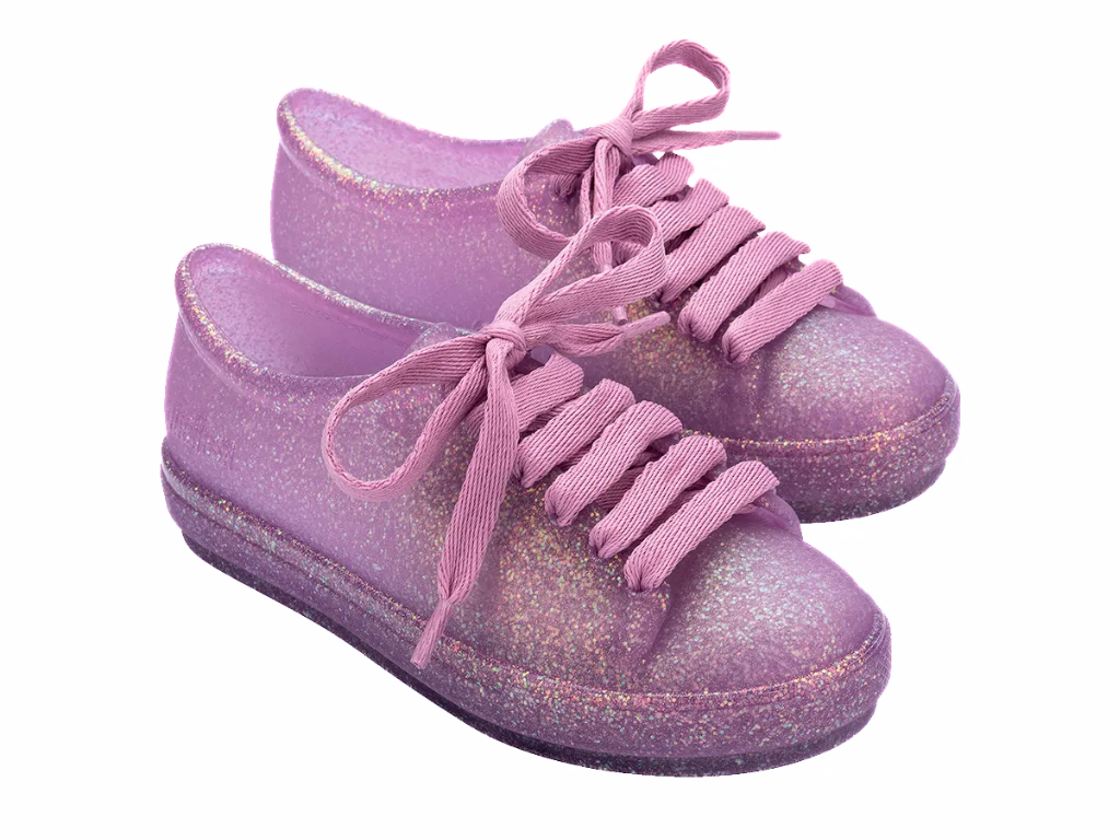 MINI MELISSA HIP SNEAKER INF – GLITTER LILAC