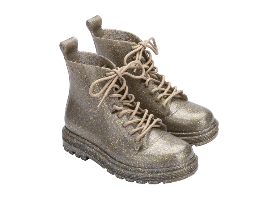 MINI MELISSA COTURNO INF – GLITTER GOLD