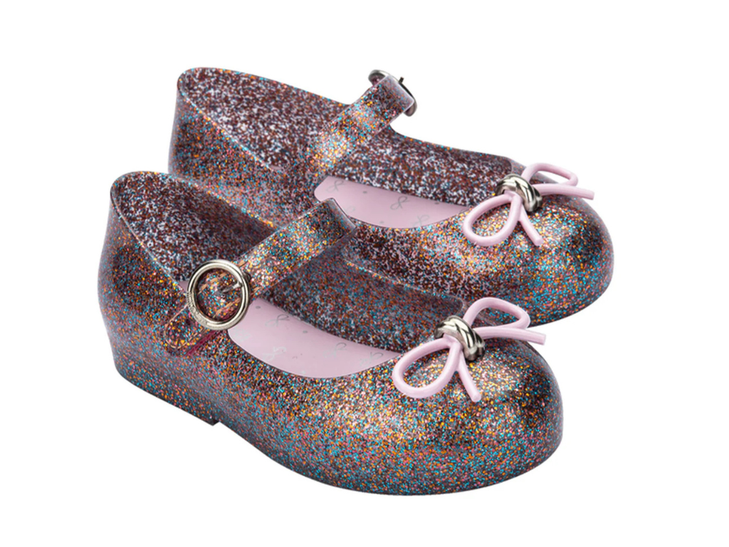MINI MELISSA SWEET LOVE BB – GLITTER TRANSP PINK