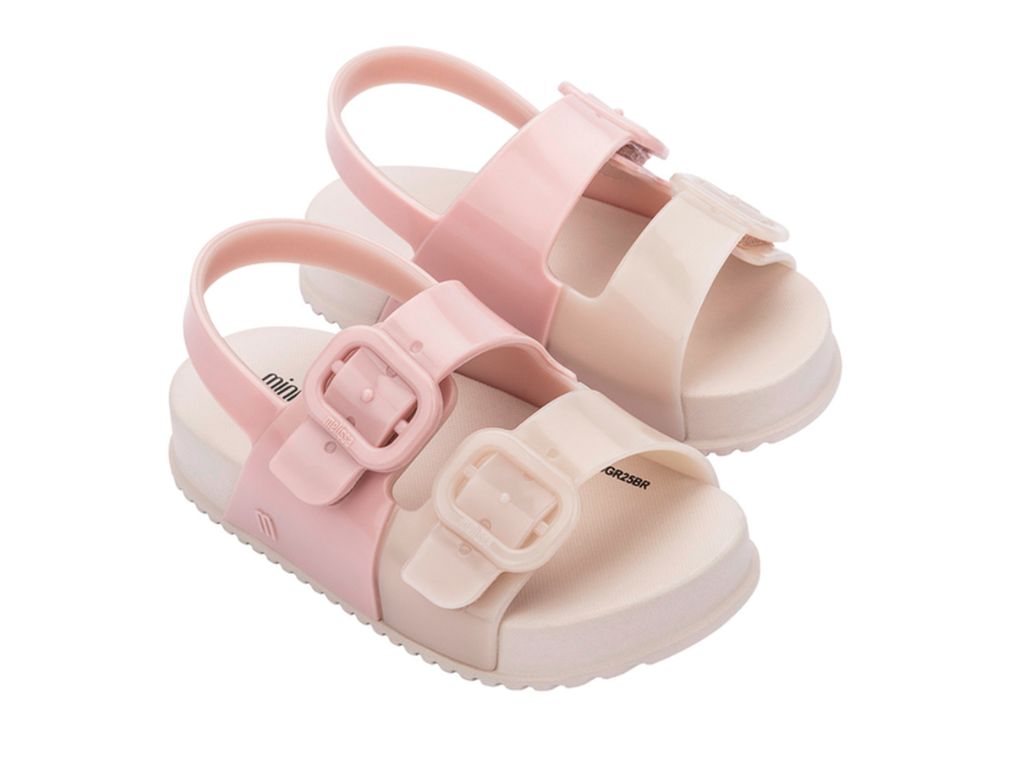 MINI MELISSA COZY SANDAL BB – PINK/BEIGE