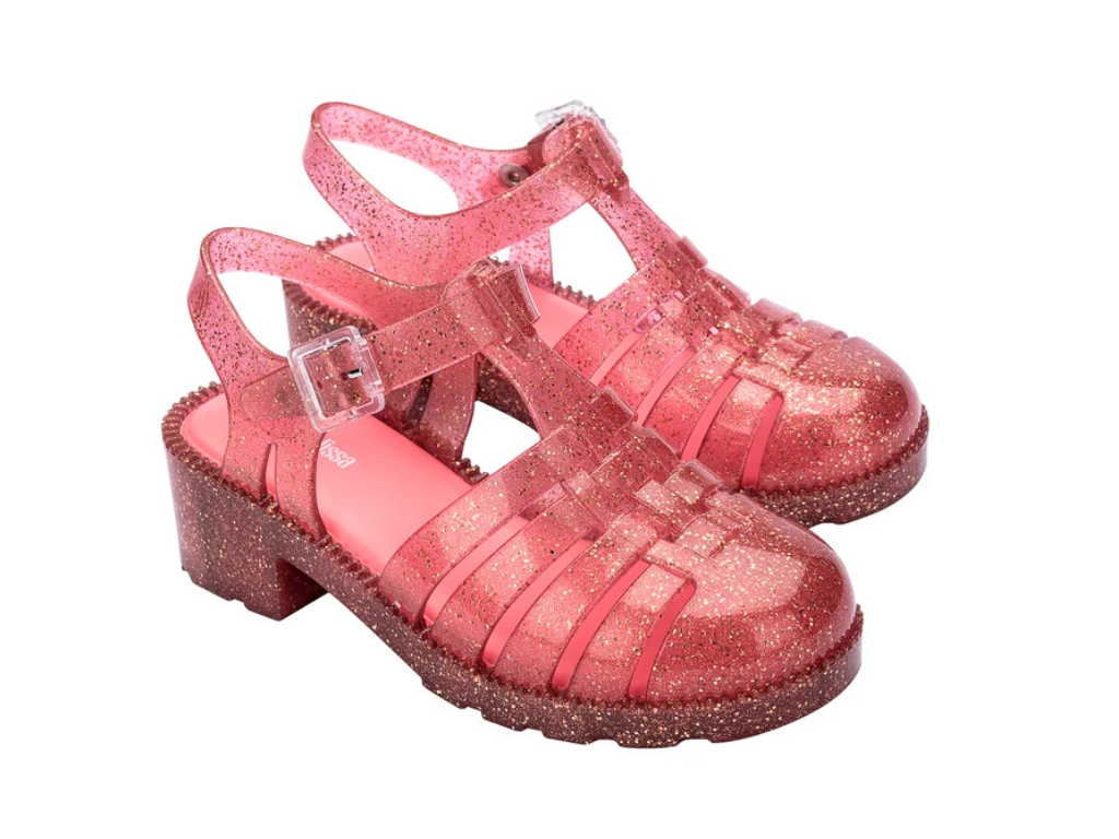 MINI MELISSA POSSESSION HEEL INF – GLITTER PINK