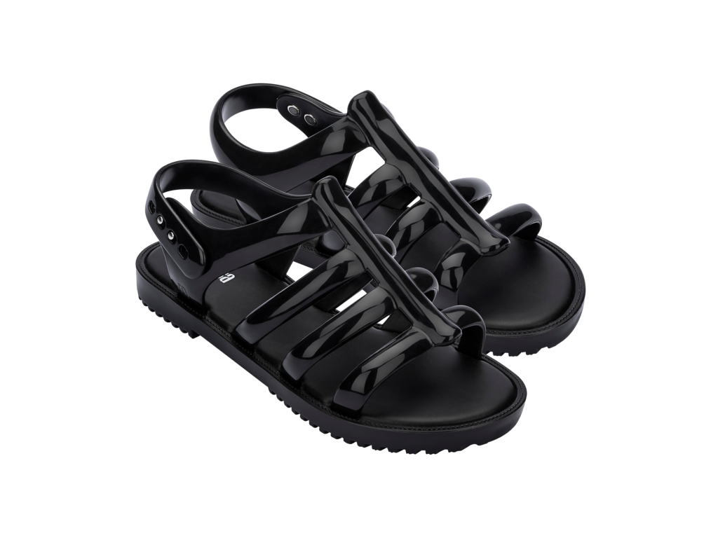 MELISSA FLOX BUBBLE AD – BLACK/BLACK